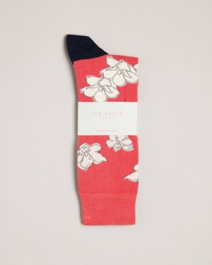 Ted Baker Embroidered Flower Socks